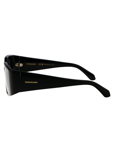 Shop Ferragamo Sf1101s Sunglasses In 001 Black