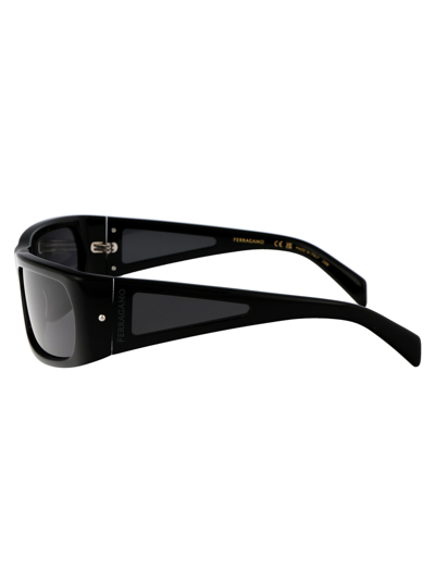 Shop Ferragamo Sf1099s Sunglasses In 001 Black