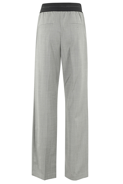 Shop Helmut Lang Pull On Suit Pant In Acx Black White