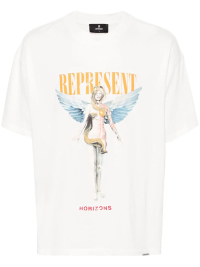 Shop Represent T-shirts And Polos White