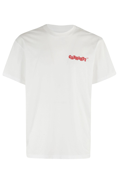 Shop Carhartt Ss Fast Food In White Red