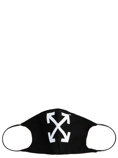 Shop Off-white Arrow Simple Mask In White/black