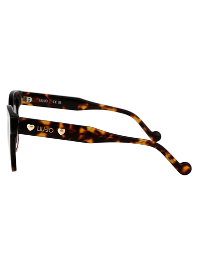 Shop Liu •jo Lj772s Sunglasses In 240 Tortoise