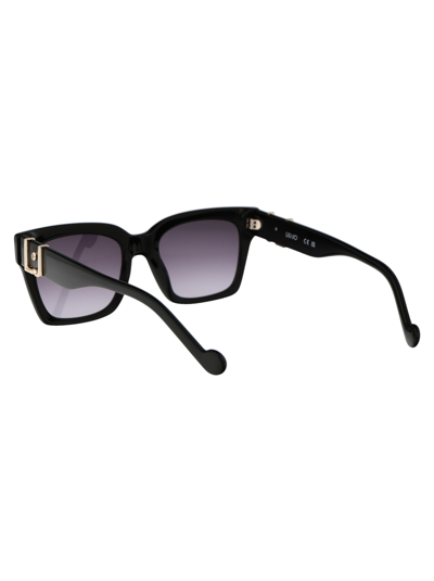 Shop Liu •jo Lj759s Sunglasses In 001 Black
