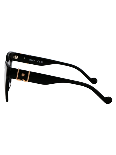 Shop Liu •jo Lj746s Sunglasses In 001 Black