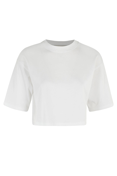 Shop Loulou Studio Cropped Tshirt In White