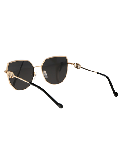Shop Liu •jo Lj154s Sunglasses In 716 Gold