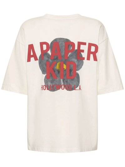 Shop A Paper Kid T-shirts And Polos Beige