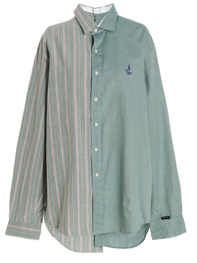 Shop 1/off Button Back 50/50 Shirt In Multicolor