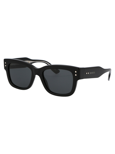 Shop Gucci Gg1217s Sunglasses In 001 Black Black Grey