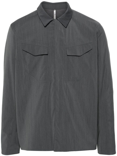 Shop Arc'teryx Veilance Shirts Grey