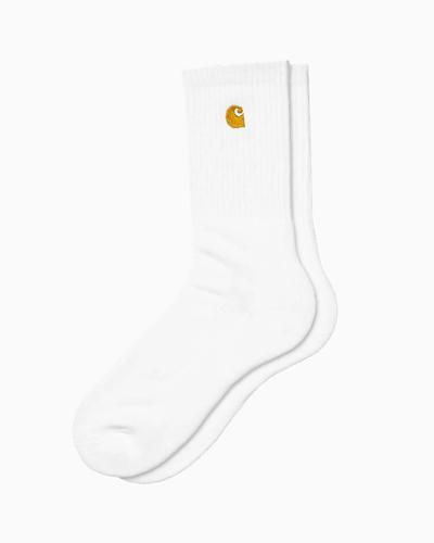 Shop Carhartt Chase Socks In Rxx White Gold
