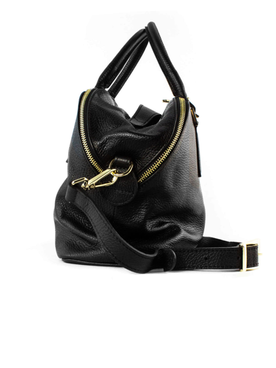 Shop Avenue 67 Black Grained Soft Leather Bag