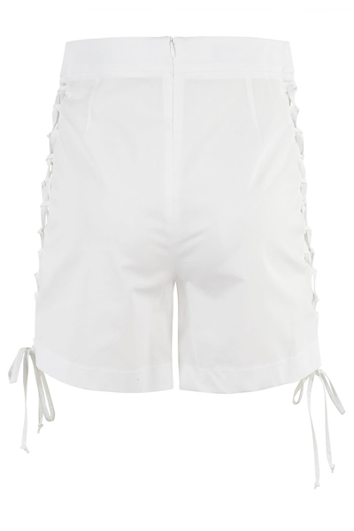 Federica Tosi Drawstring Detailing Shorts In Bianco