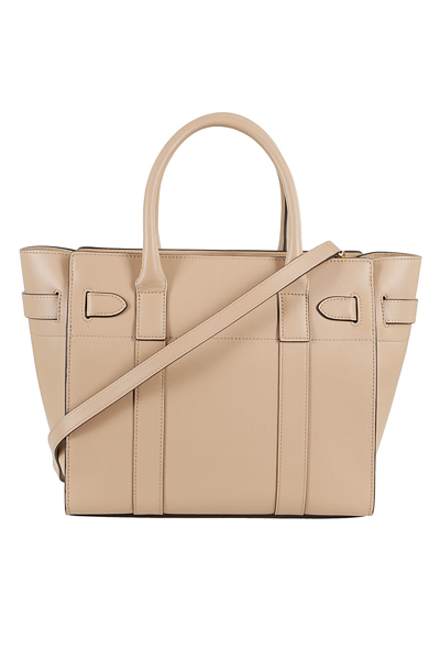 Shop Mulberry Small Zipped Bayswater In Maple