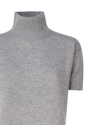 Shop 's Max Mara Wool And Cashmere Turtleneck In Grey