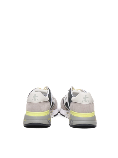 Shop Premiata Lander Sneakers In Grey