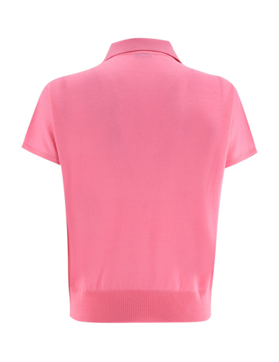 Shop Kiton Polo In Pink