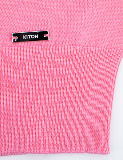 Shop Kiton Polo In Pink
