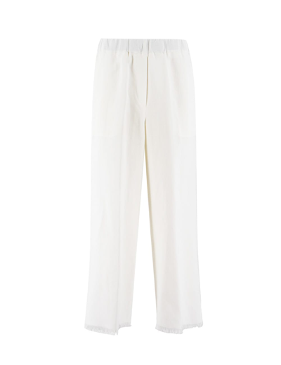 Shop Antonelli Trousers In White