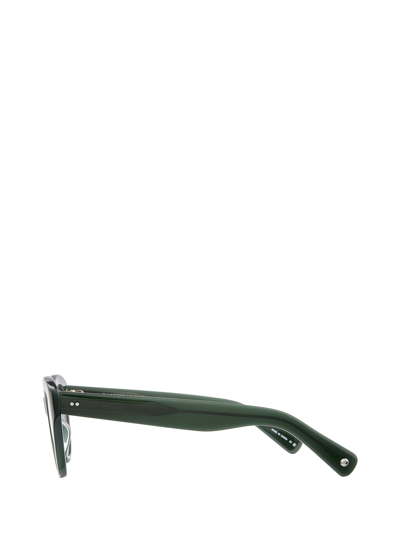 Shop Garrett Leight Dottie Sun Forest/semi-flat Emerald Gradient Sunglasses