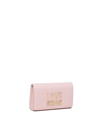 Shop Love Moschino Smart Daily Shoulder Bag In Pink