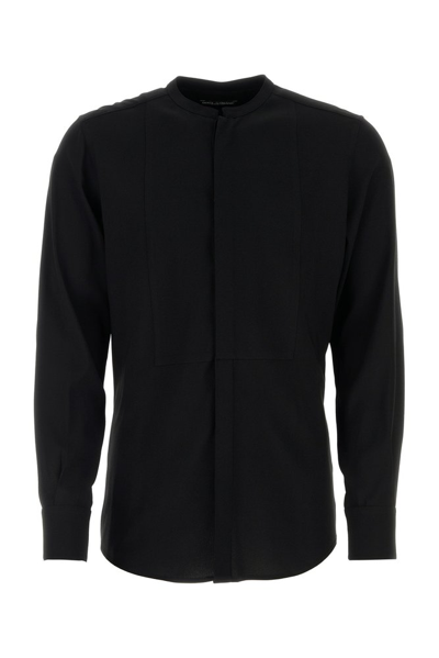 Shop Dolce & Gabbana Concealed Fastened Shirt In Black