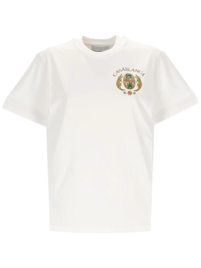 Shop Casablanca T-shirts And Polos In White