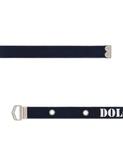Shop Dolce & Gabbana Belts In Blue