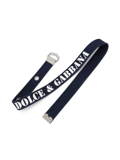 Shop Dolce & Gabbana Belts In Blue