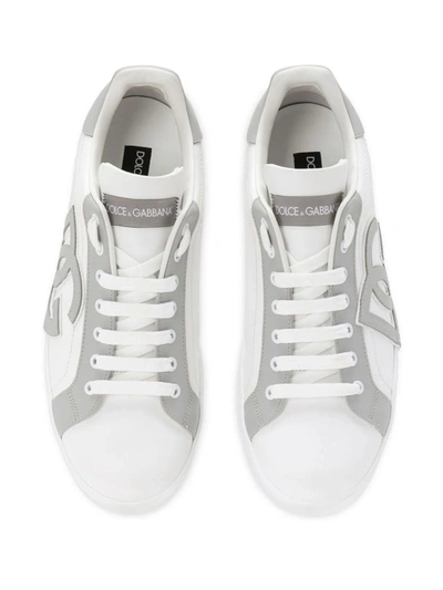 Shop Dolce & Gabbana Sneakers In Silver