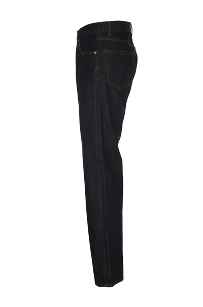 Shop Dries Van Noten Trousers Blue