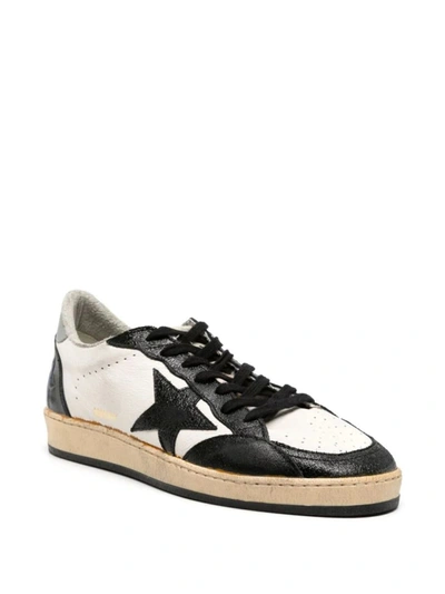 Shop Golden Goose Sneakers In White/black/grey