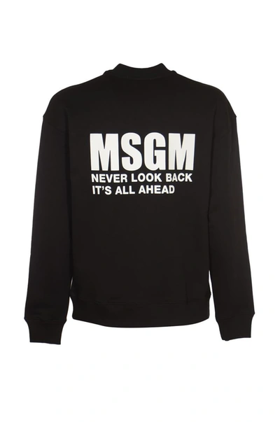 Msgm Sweatshirt  Men Color Black In Black