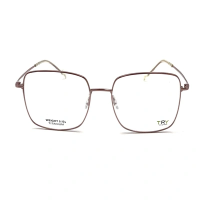 Shop Try Tit. Try Titanium Ty936 Eyeglasses In Gold