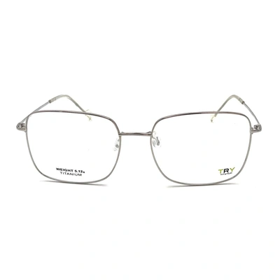 Try Tit. Try Titanium Ty940 Eyeglasses In Silver
