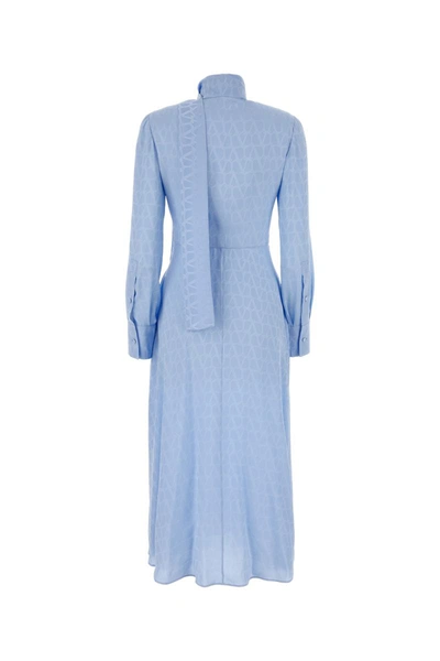 Shop Valentino Garavani Dress In Irislilac