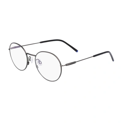 Shop Zeiss Zs22101 Eyeglasses In 070 Satin/gunmetal