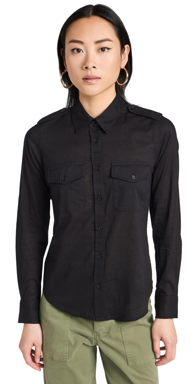 Shop Nili Lotan Jora Shirt Black