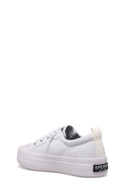 Shop Sperry Kids' Crest Vibe Slip-on Sneaker In White