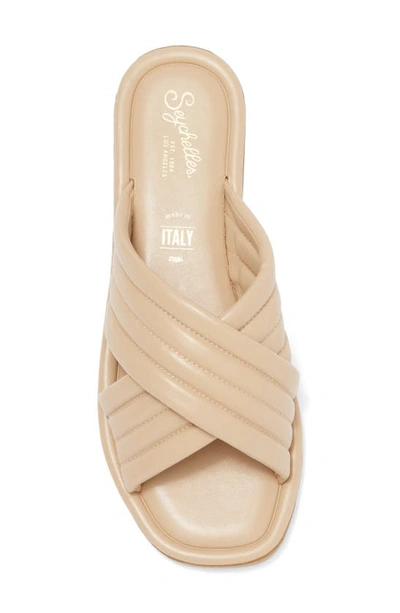 Shop Seychelles World View Slide Sandal In Cream