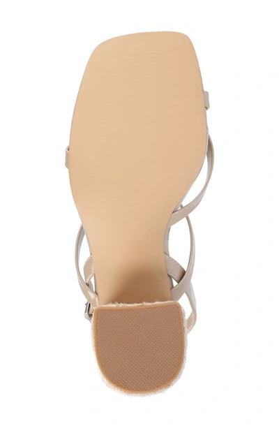 Journee Collection Olivina Jute Block Heel Slingback Sandal In Taupe
