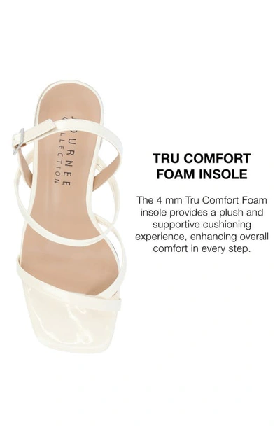 Journee Collection Olivina Jute Block Heel Slingback Sandal In Off White