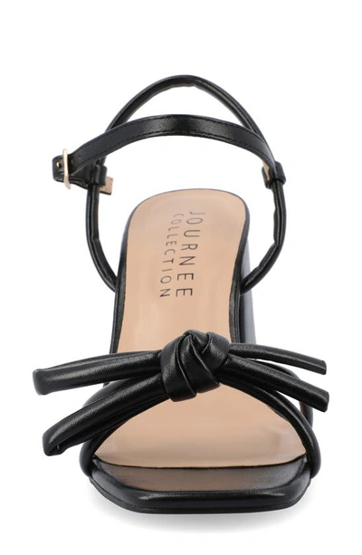 Journee Collection Meryl Block Heel Sandal In Black