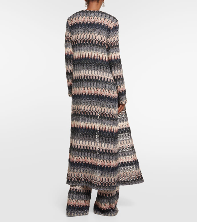 Shop Missoni Lamé Cardigan In Multicoloured