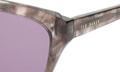 Shop Ted Baker 55mm Cat Eye Sunglasses In Grey