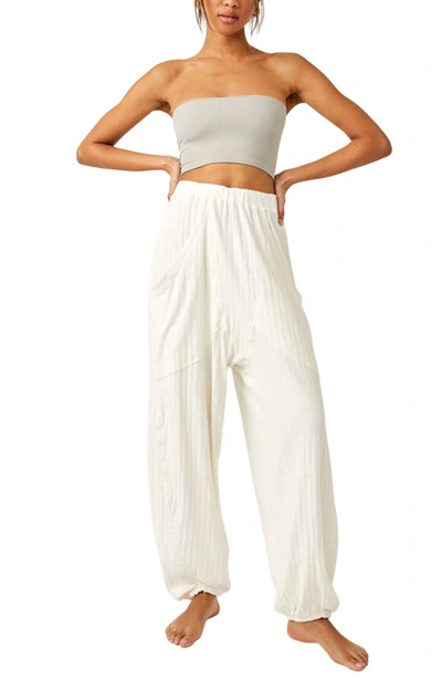 Shop Free People Coffee Chat Slouchy Joggers In Sugar Swizzle