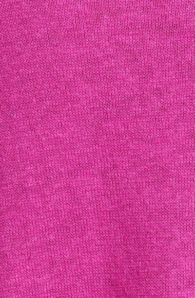Shop Ted Baker London Sunaiy Woven Detail Cardigan In Bright Pink