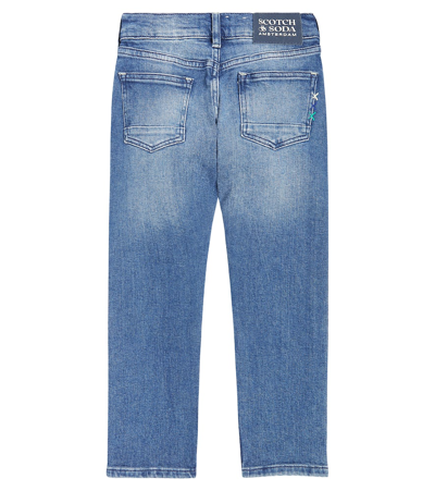 Shop Scotch & Soda The Drop Tapered Jeans In Blue