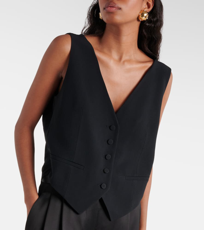 Shop Nina Ricci Cady Vest In Black